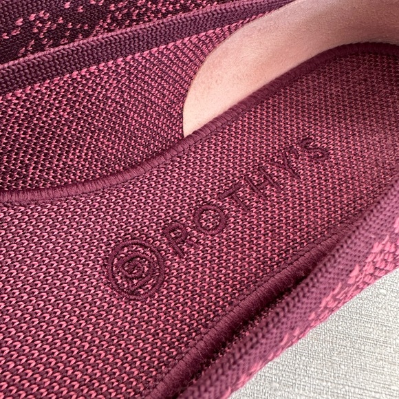 Rothy’s Fig Python Knit Flex Comfort Slip On Ballet Flats Women’s 10.5 - Picture 9 of 13